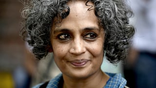 Die indische Schriftstellerin Arundhati Roy.
