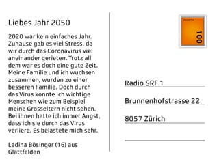 Ladina Bösinger (16), Schülerin aus Glattfelden.