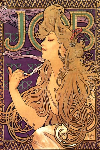 Werbeplakat von Alphonse Mucha (1860-1939)