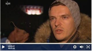 Angeblicher Pegida-Anhänger Angeblicher Pegida-Anhänger