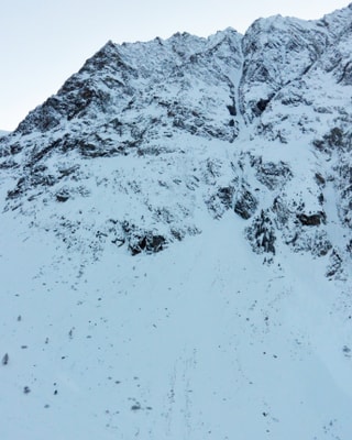 Blick auf einen Steilhang Blick auf einen Steilhang