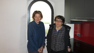 Danielle Wanzenried, Co-Präsidentin Genossenschaft; Elisabeth Aellen, Architektin Danielle Wanzenried, Co-Präsidentin Genossenschaft; Elisabeth Aellen, Architektin