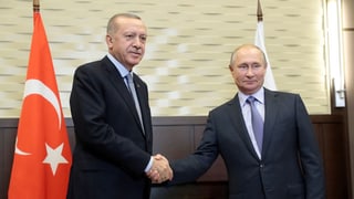 «Putin und Erdogan für Syrien-Verhandlungen in Sotschi» auf einer neuen Seite abspielen.