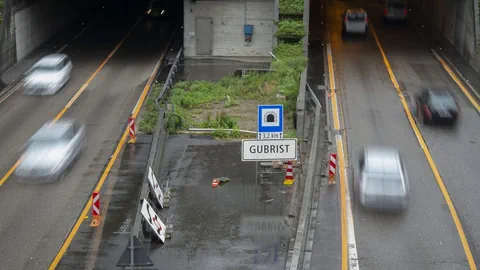Einfahrt Gubristtunnel