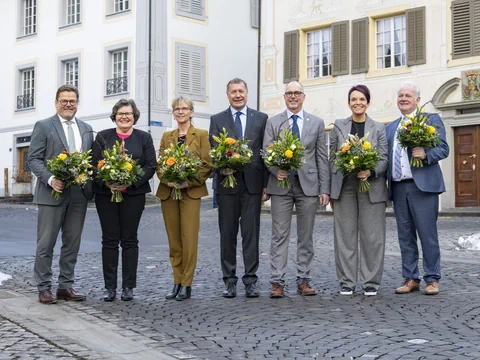 Gruppenfoto Nidwaldner Regierungsrat