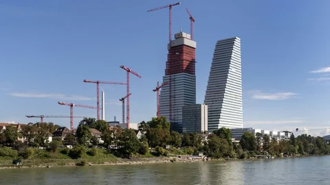 Neubau bei der Roche 