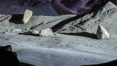 Graue Sandlandschaft