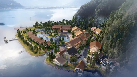 Visualisierung des Marina-Projekts auf der Isleten.