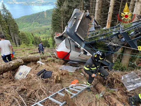 Wrack Gondelunglück Stresa
