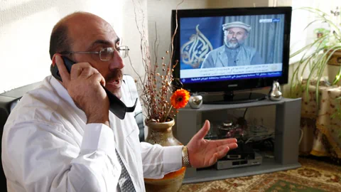Rami Abdulrahman in seinem Zuhause in Coventry. 