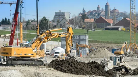 Eine Baustelle