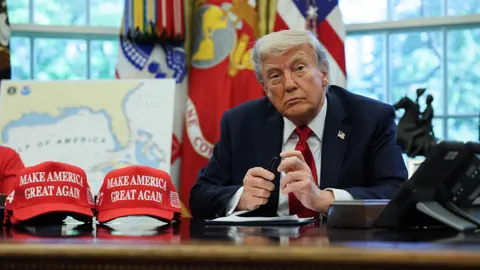 Trump im Oval Office.