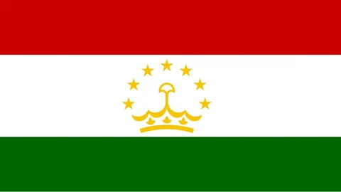 Flage des Landes Tadschikistan