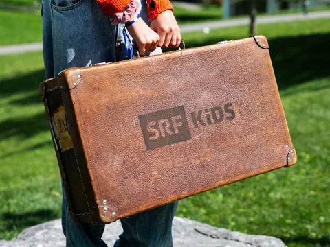 Der SRF Kids Koffer.