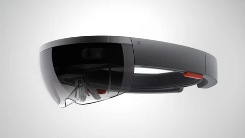 Die Computerbrille Hololens von Microsoft.