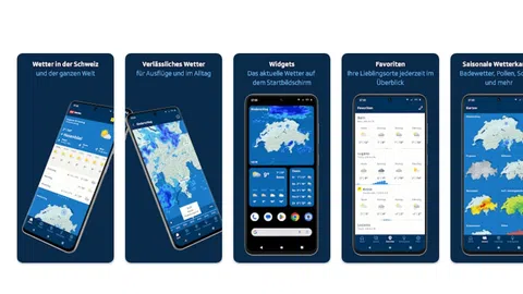 Die SRF Meteo App