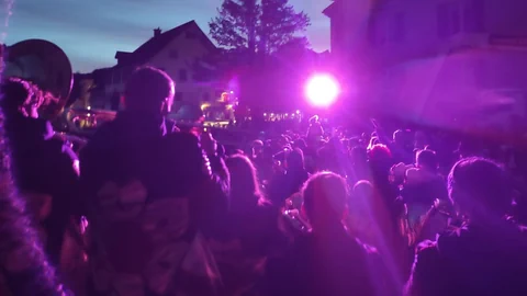 Fasnächtler in Mels