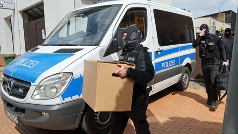 Polizeirazzia in Mecklenburg-Vorpommern.