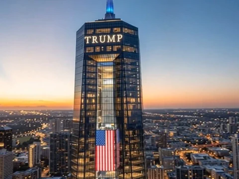 Glaspalast Donald Trump