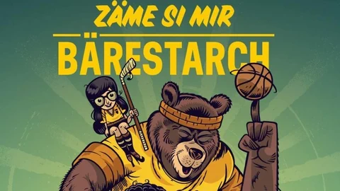 Grafik mit Bär