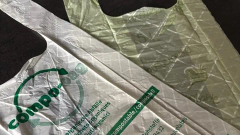 Ein Kompostsack