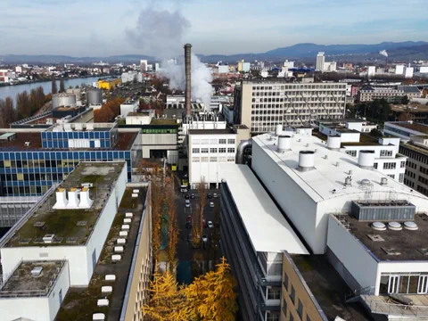 Das Klybeck-Areal, Blick von oben.