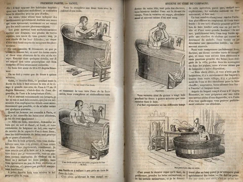 Ausschnitt aus altem Buch