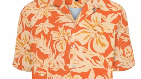 Nahaufnahme des Hawaiihemds
