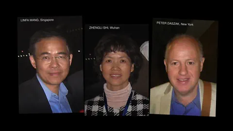 Drei Personen mit verschiedenen Hintergründen.