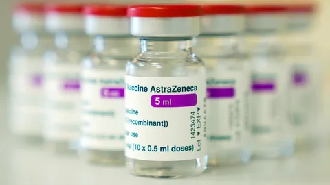 Astra-Zeneca-Flaschen