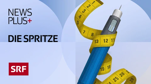 Grafik einer Spritze mit einem Massband