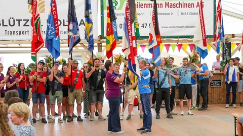 Die Eröffnungsfeier des Turnfests am 16. Juni 2023. 