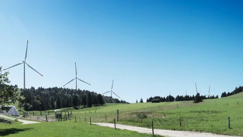 Visualisierung des Windparkprojekts