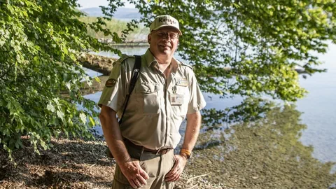 Ein Ranger auf Patrouille. 