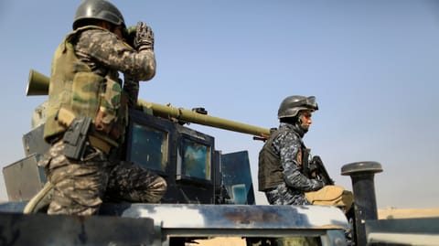 Noch neun Kilometer bis nach Mossul Noch neun Kilometer bis nach Mossul