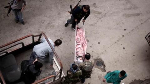 Russische Luftangriffe verschärfen das Leid in Syrien Russische Luftangriffe verschärfen das Leid in Syrien