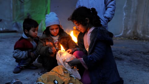 Zehntausende in Aleppo auf der Flucht Zehntausende in Aleppo auf der Flucht