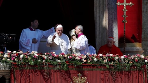 «Urbi et Orbi»: Papst ruft an Ostern zu Frieden auf 