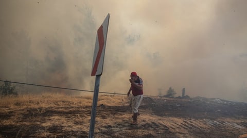 Das Flammeninferno macht uns mehr zu schaffen als der Natur Das Flammeninferno macht uns mehr zu schaffen als der Natur