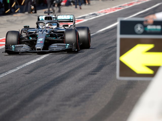 Formel-1-Bolide. Formel-1-Bolide.