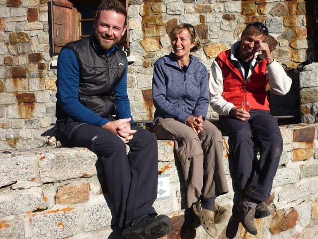 Nik mit Peter und Debi Schwitter. Nik mit Peter und Debi Schwitter.