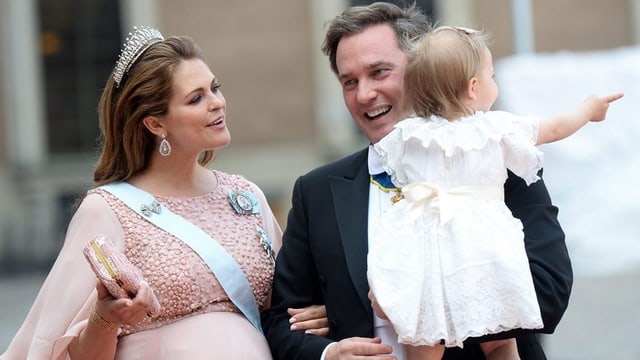 Am Samstag war Madeleine noch mit Babybauch an der Hochzeit ihres Bruders. Am Samstag war Madeleine noch mit Babybauch an der Hochzeit ihres Bruders.