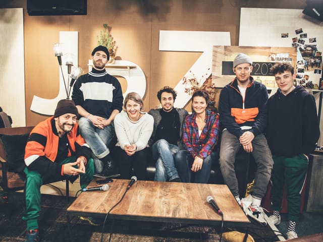 Geballte Rap-Power in der Glasbox.