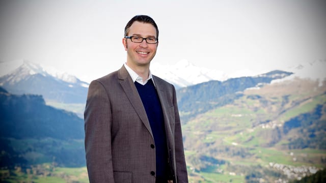 Conradin Klaiss, il gestiunari da inplus. Conradin Klaiss, il gestiunari da inplus.