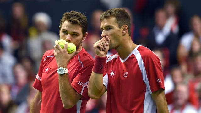 Stan Wawrinka und Marco Chiudinelli Stan Wawrinka und Marco Chiudinelli