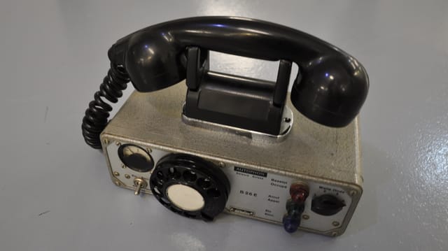 Telefon mit Wählscheibe. Telefon mit Wählscheibe.