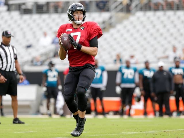 Super-Bowl-Champion von 2018 Nick Foles. Super-Bowl-Champion von 2018 Nick Foles.