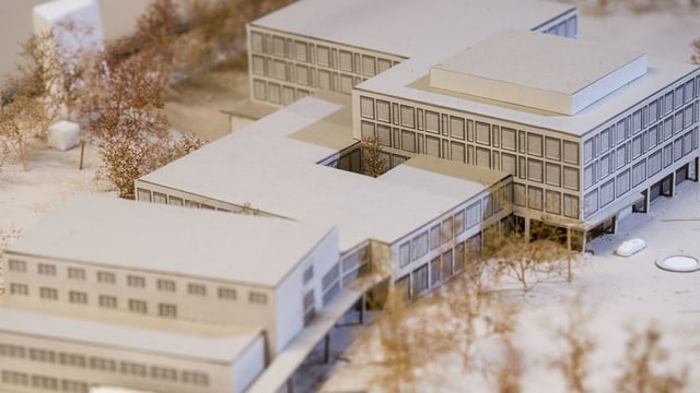 Projektskizze des Spitals. Projektskizze des Spitals.