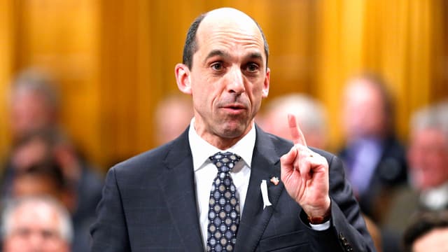 Kanadas Sicherheitsminister Steven Blaney hebt den Zeigefinger. Kanadas Sicherheitsminister Steven Blaney hebt den Zeigefinger.
