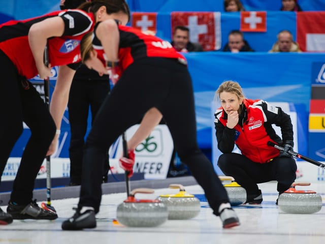 Skip Silvana Tirinzoni und die Curlerinnen vom CC Aarau. Skip Silvana Tirinzoni und die Curlerinnen vom CC Aarau.